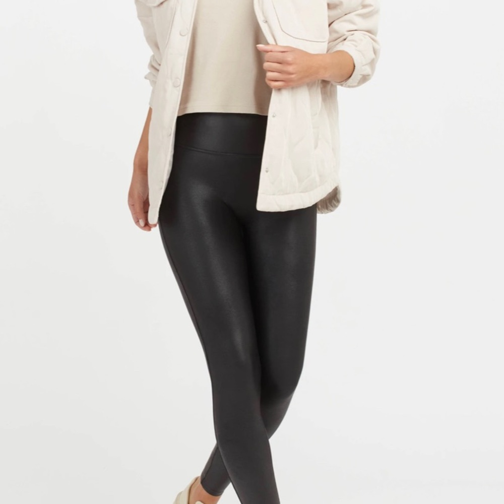 Spanx Leather Leggings